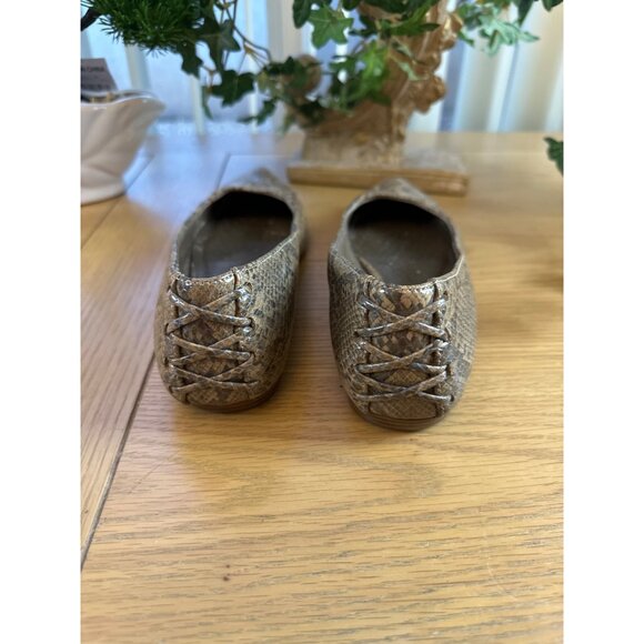 Life Stride 8M Stylist Business Casual Snake-Print Pointed-Toe Ballet Flats - Picture 5 of 8